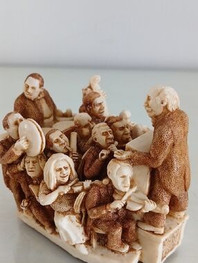 S.I.A.B. England Orchestra Pit Surprise Trinket Box Vintage